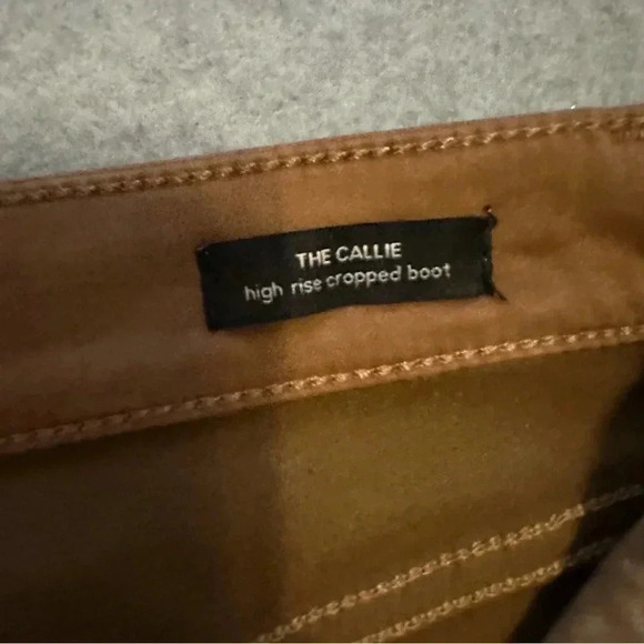 NWT Joe’s Jeans Callie Exposed Button Fly high rise cropped boot maple size 30 - Picture 8 of 10